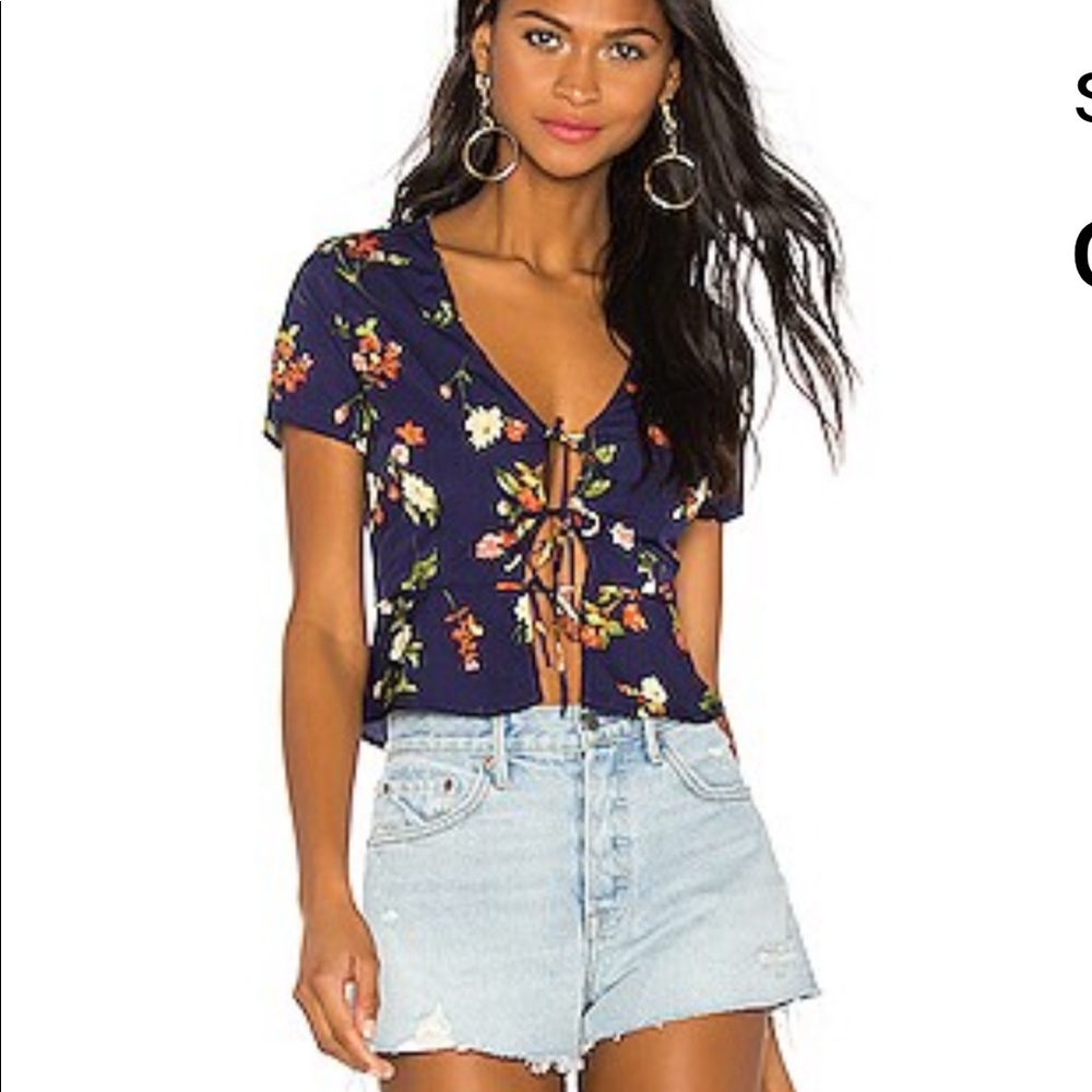 Revolve (Superdown) floral top